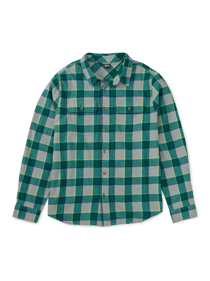 Adult Flannel Button Up Shirt