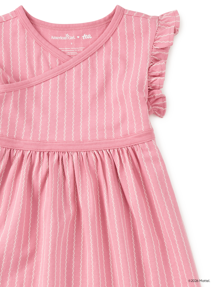 American Girl® Wrap Neck Dress