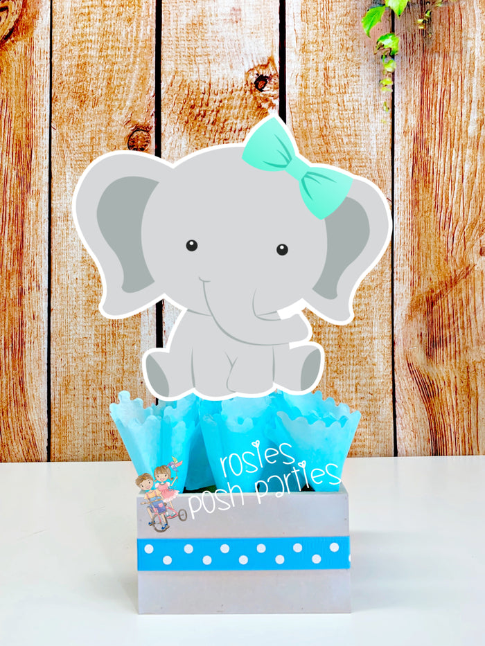 Baby Jungle Safari Theme Birthday or Baby Shower Centerpiece Decoration