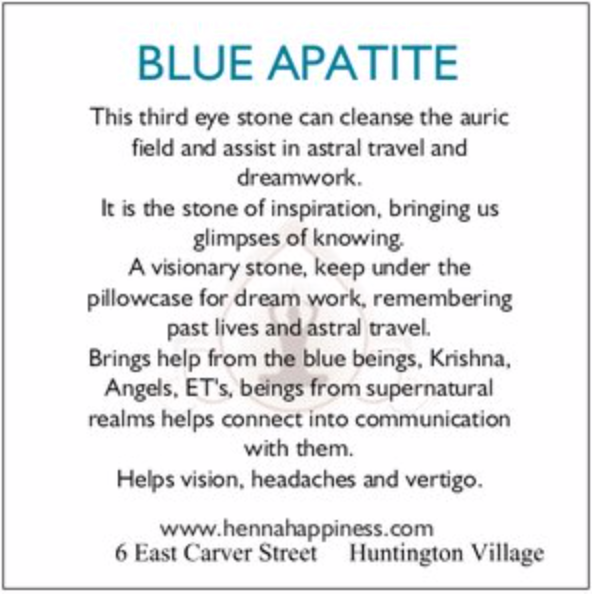 Blue Apatite