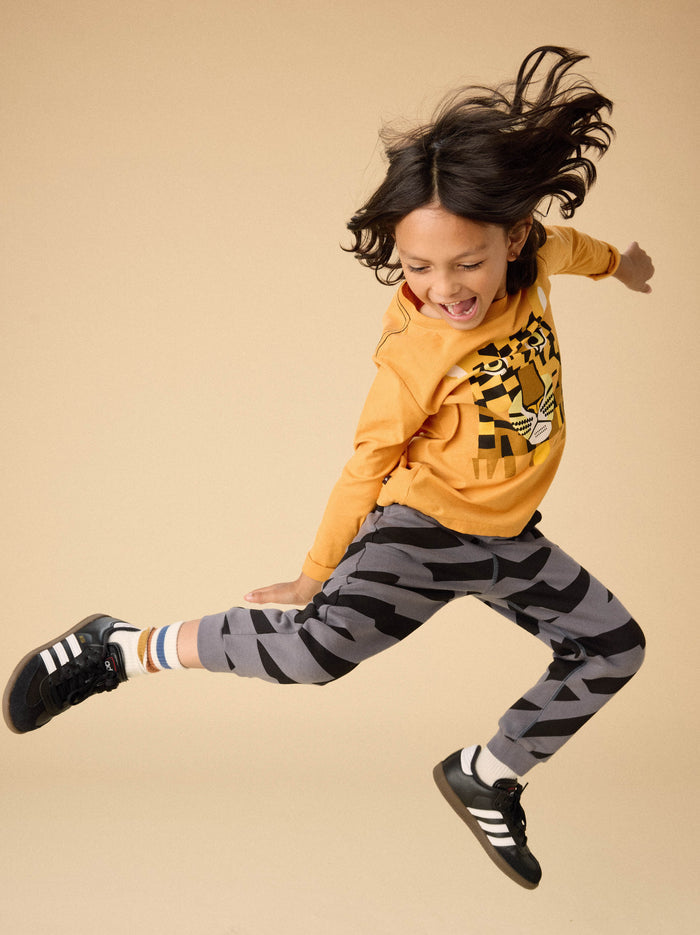 Bojagi Leopard Graphic Tee