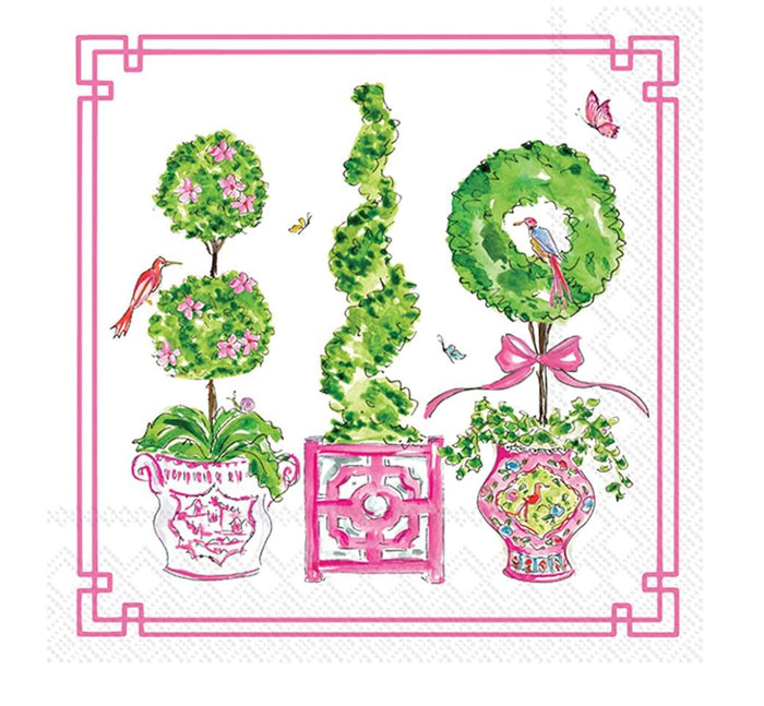 Boston International Paper Cocktail Napkin (20 Ct)-Pink
Topiaries Rosanne Beck