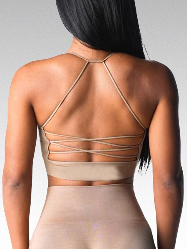 Cross Back Yoga Sports Bras