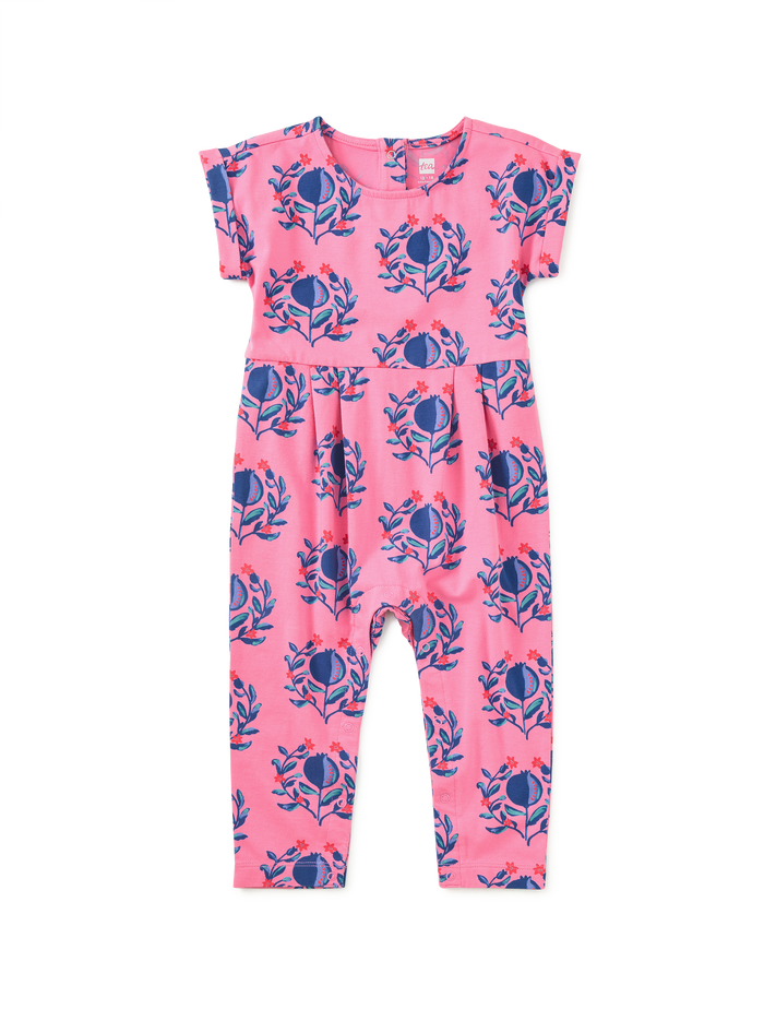 Cuff Sleeve Baby Romper
