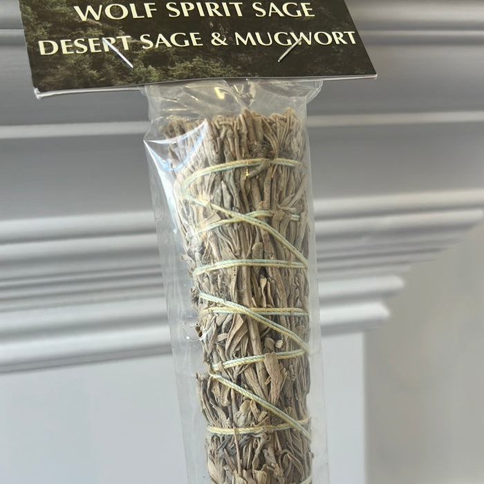 Desert Sage and Mugwort Wand