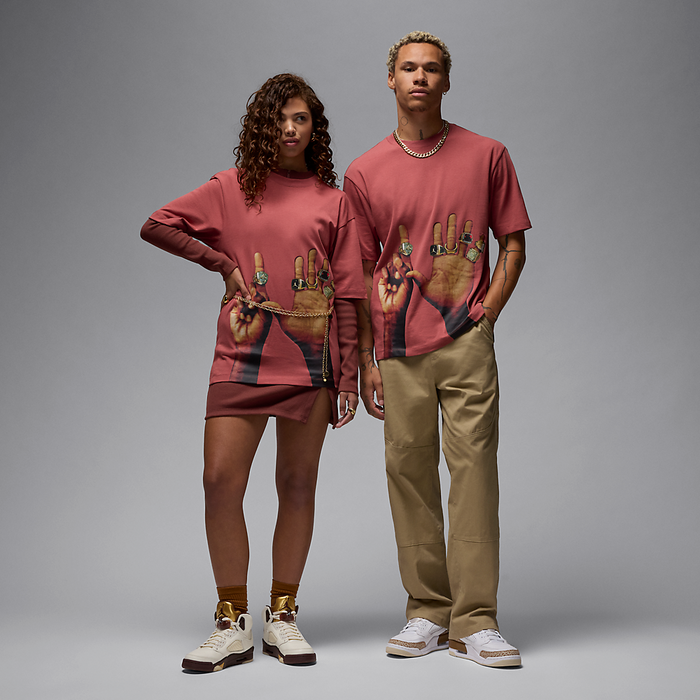 Jordan Flight MVP Rings Tee Canyon Rust