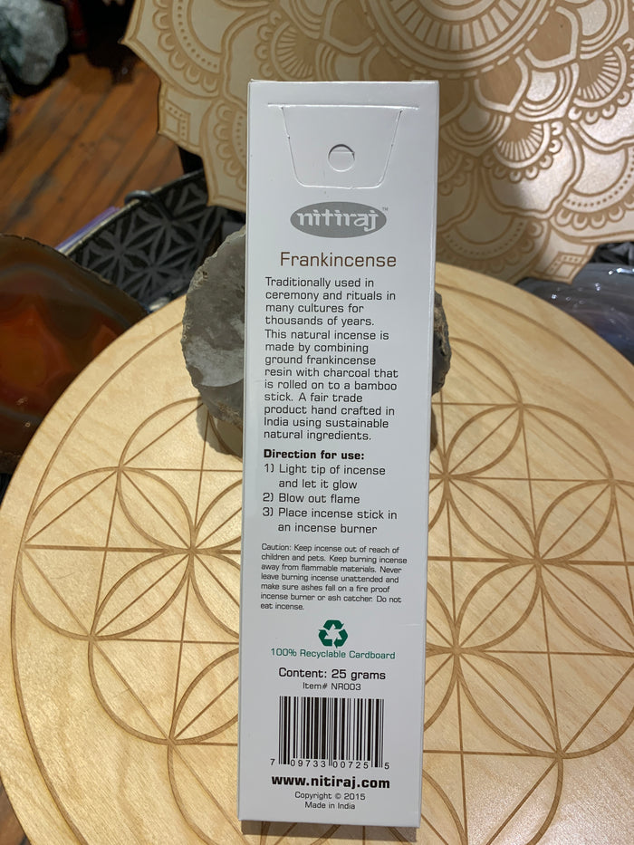 Frankincense Nittraj Incense 25 G