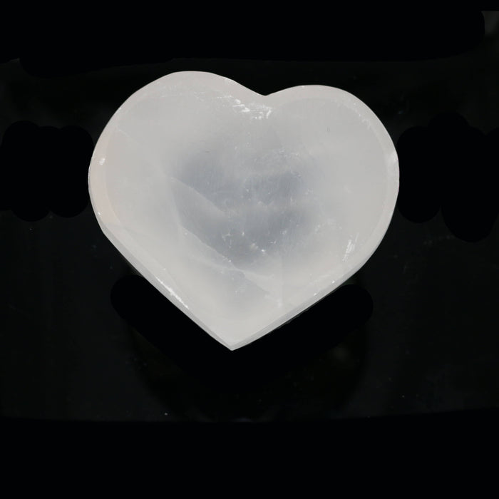Heart Selenite Smudge Bowl