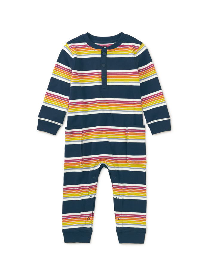 Henley Baby Romper