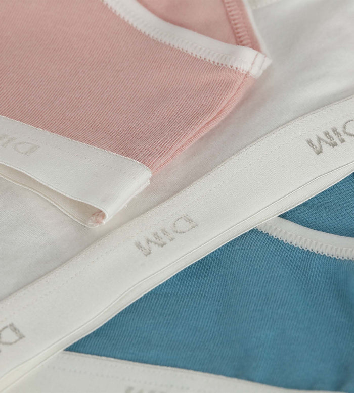 Lot de 3 culottes filles perle Les Pockets Ecodim Kids