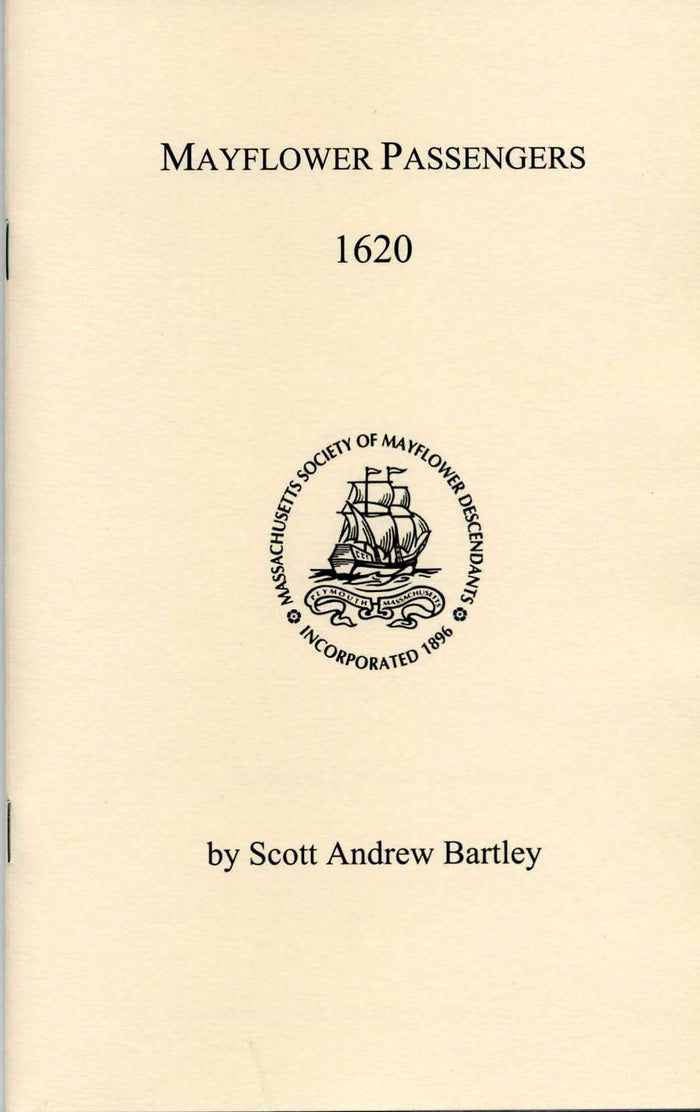 Mayflower Passengers 1620