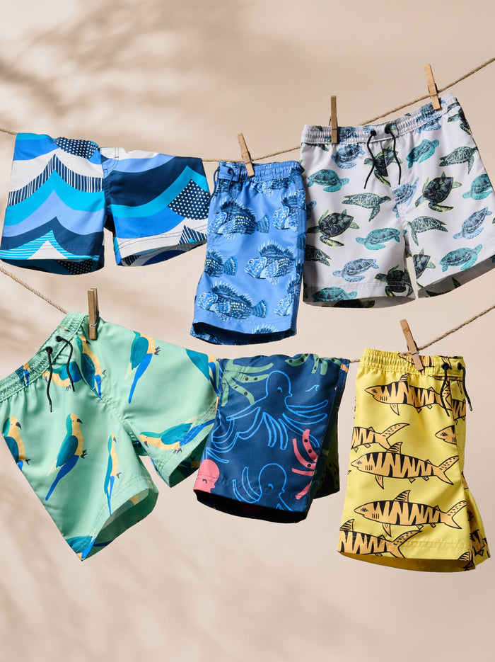 Mid-Length Swim Trunks
