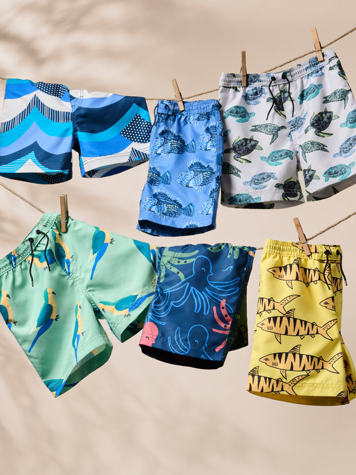 Mid-Length Swim Trunks