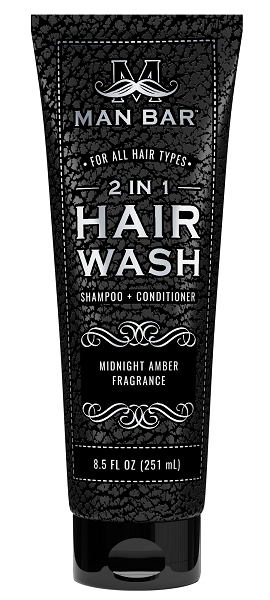 Midnight Amber | 2-in-1 Hair Wash | Man Bar