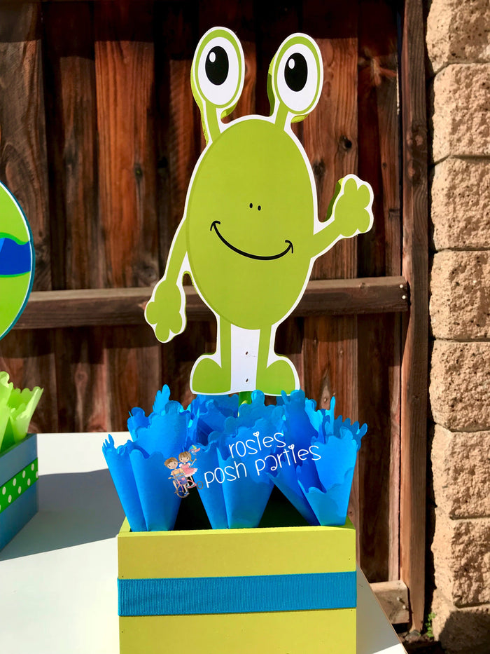 Outer Space Blast Off Theme Party Centerpiece Decoration