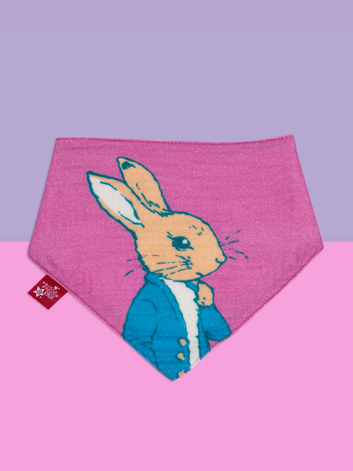 Peter Rabbit™ Love Summer Pink Muslin Bib