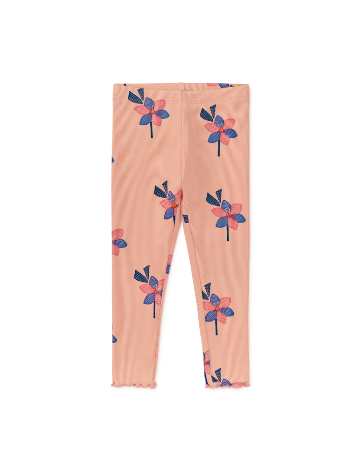 Printed Ribbed Leggings