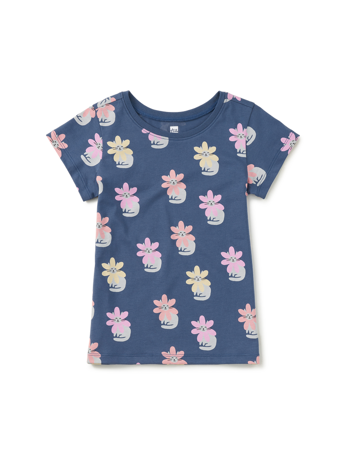Printed Short Sleeve Top