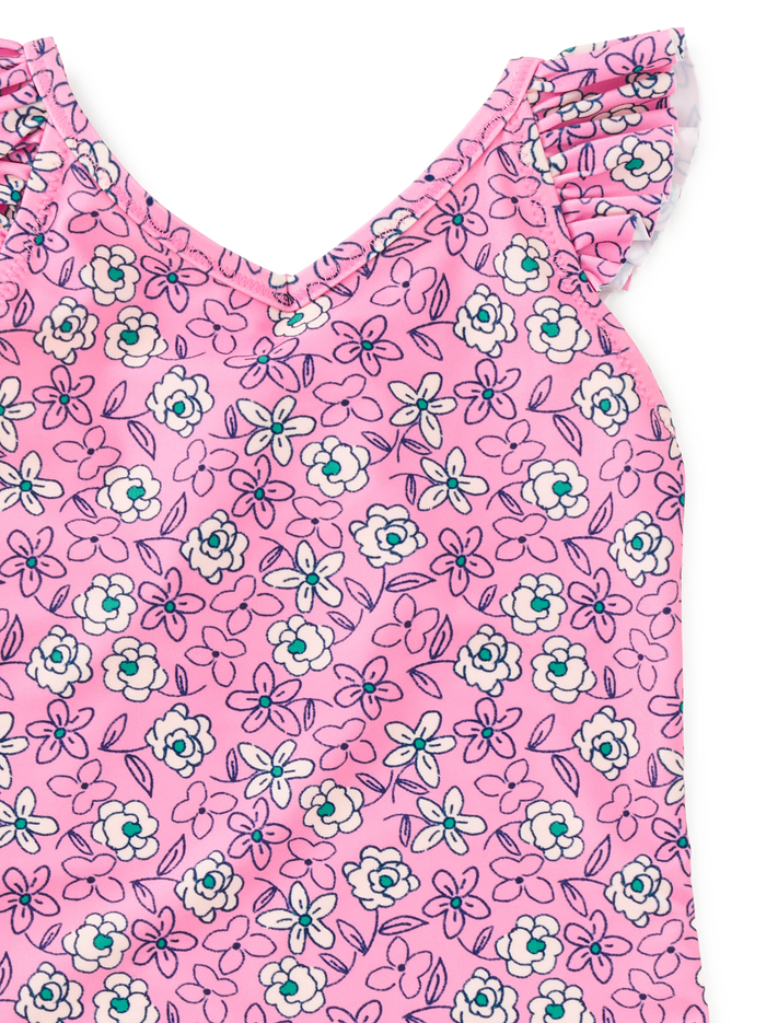 Ruffle One-Piece Swimsuit