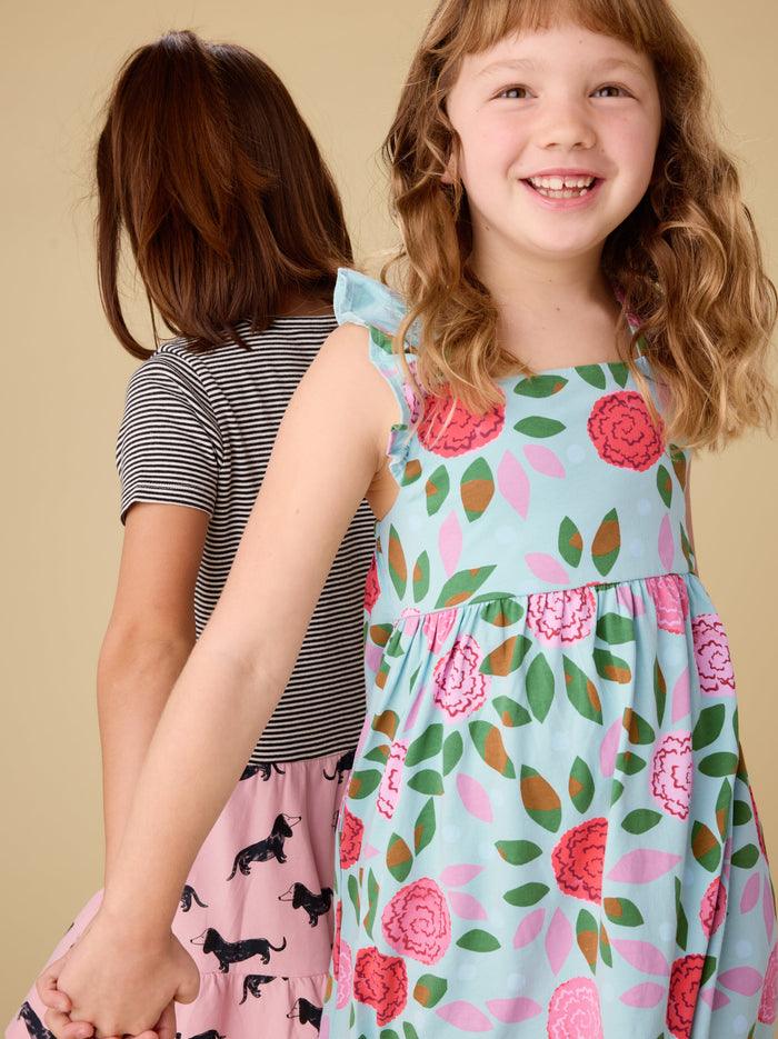 Ruffle Strap Dress