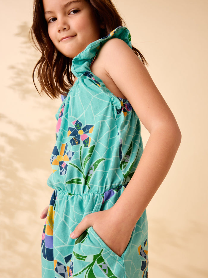 Ruffle Strap Romper