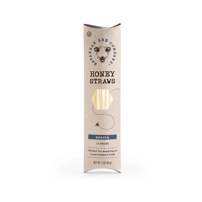 Savannah Bee Honey Straw 12 Pack