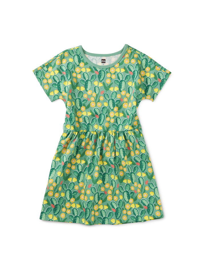 Short Sleeve Twirl Dress