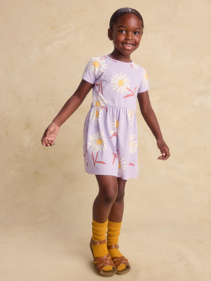 Short Sleeve Twirl Dress
