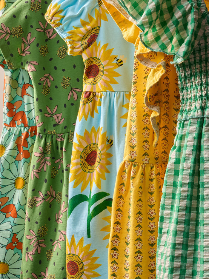Short Sleeve Twirl Dress