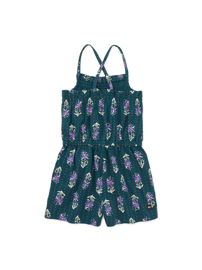Smocked Sleeveless Romper
