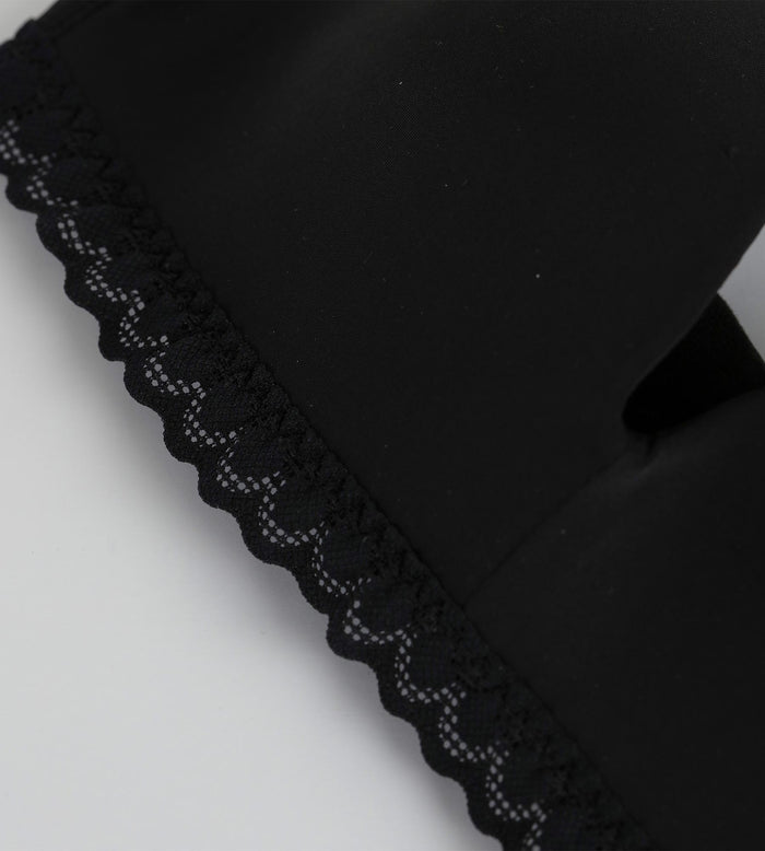 Soutien-gorge fille sans armature microfibre et dentelle Noir Daily