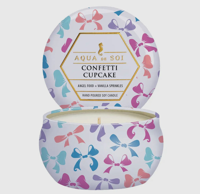 The SOi Company 4oz Limited
Edition Tin Candles-Confetti Cupcake