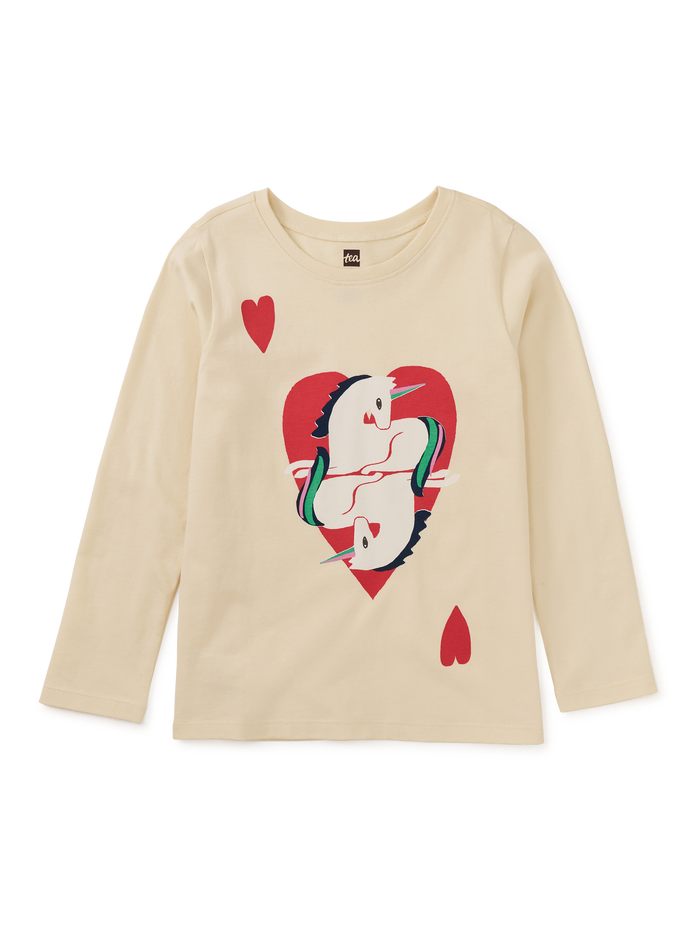 Unicorn Of Hearts Graphic Tee