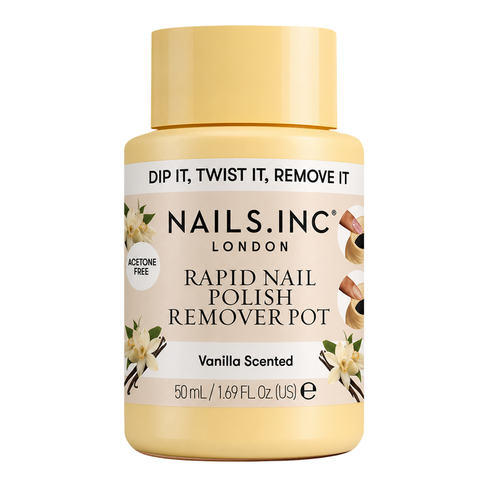 Vanilla Scented Rapid Nail Polish Remover Pot