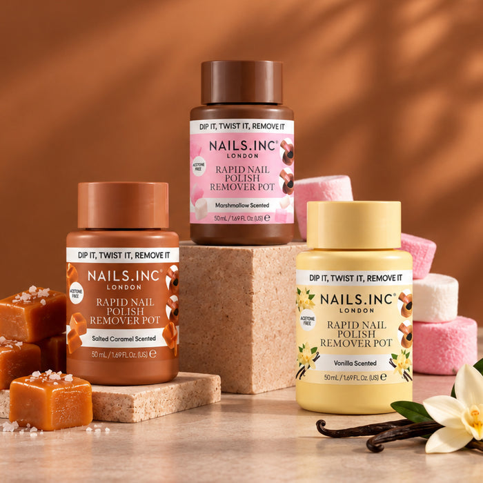 Winter Scents Rapid Nail Polish Remover Pot Trio