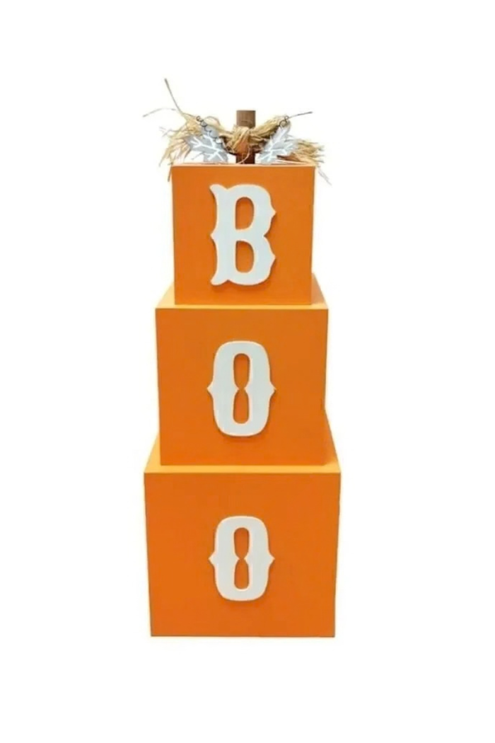 Wooden Stackable "Boo" Boxes