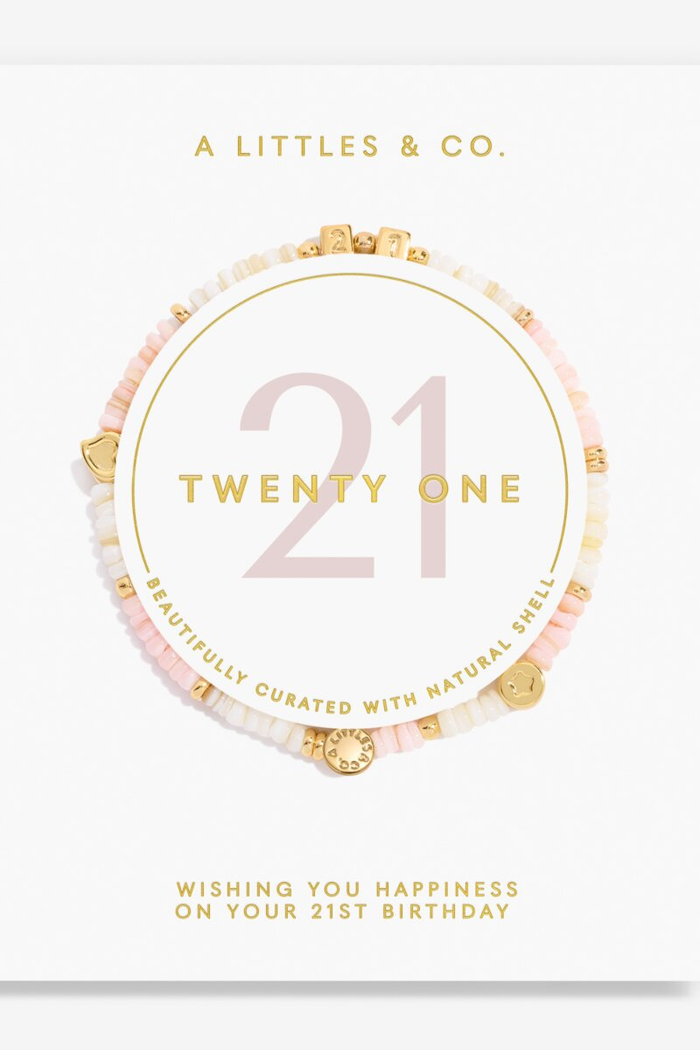 21st Birthday Bracelet