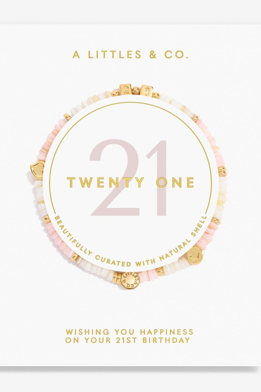 21st Birthday Bracelet
