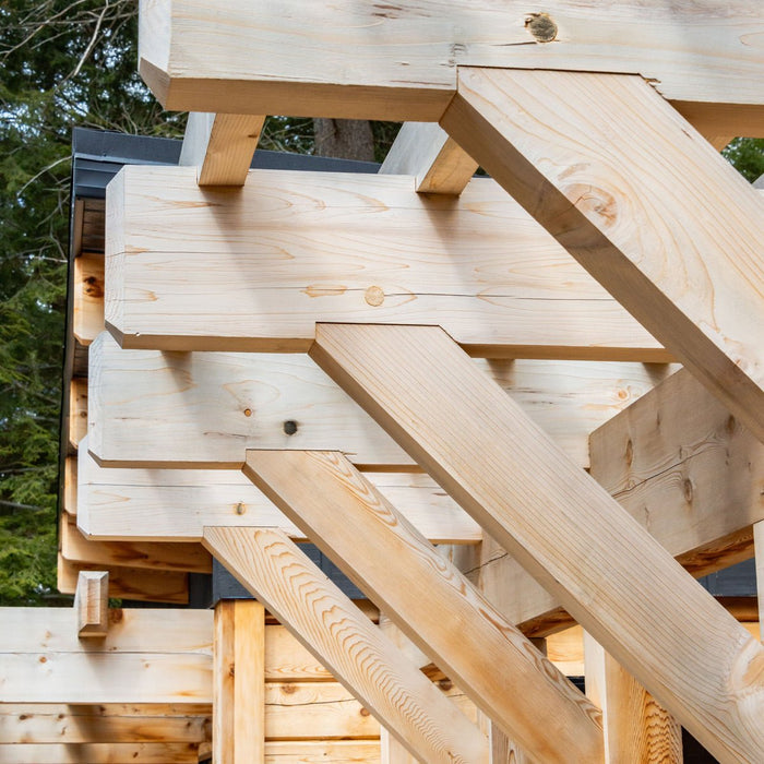 3x6 Western Red Cedar - Select Knotty (STK) Appearance Grade - S4S/Green - Advantage Lumber