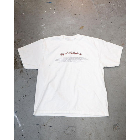 ACM x Dvniel Luu City of Neighborhoods Tee White
