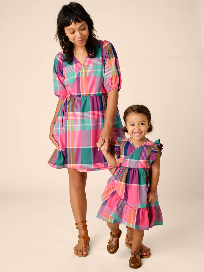 Adult Mini Wrap Dress