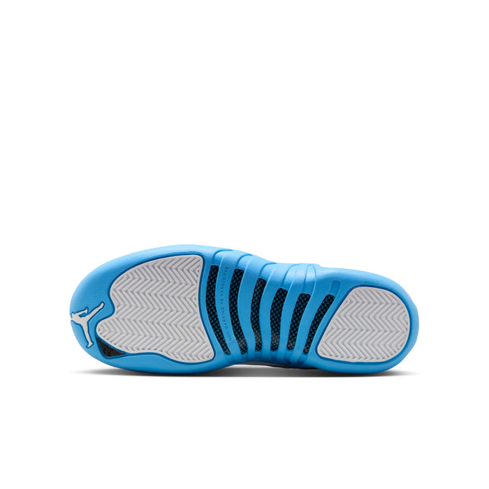Air Jordan 12 Retro White and University Blue GS