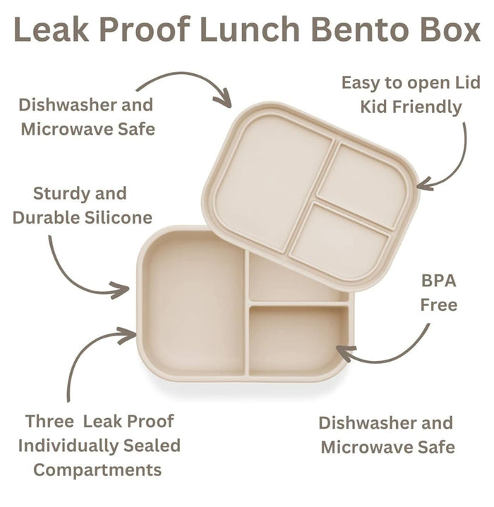 Ali+Oli  Leak Proof Bento Box-Coconut