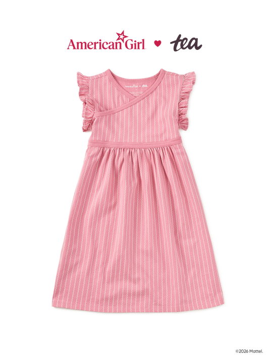 American Girl® Wrap Neck Dress