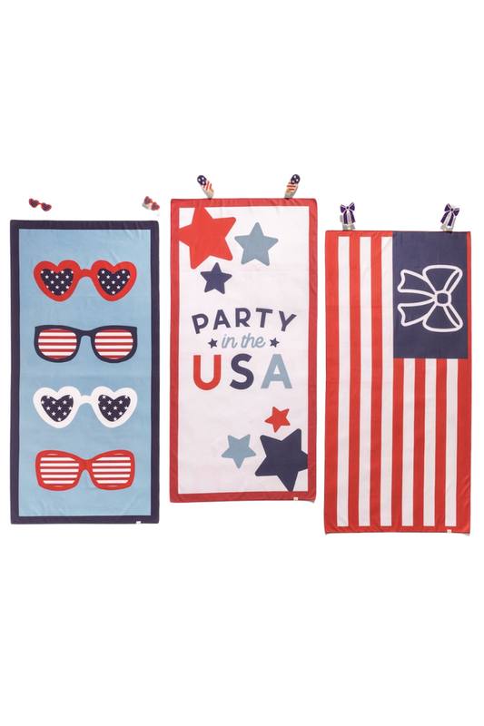 Americana Quick Dry Towel Sets - FINAL SALE