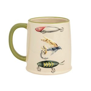 Angler’s Lure Stoneware Mug