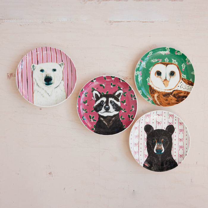 Animal Holiday Plate