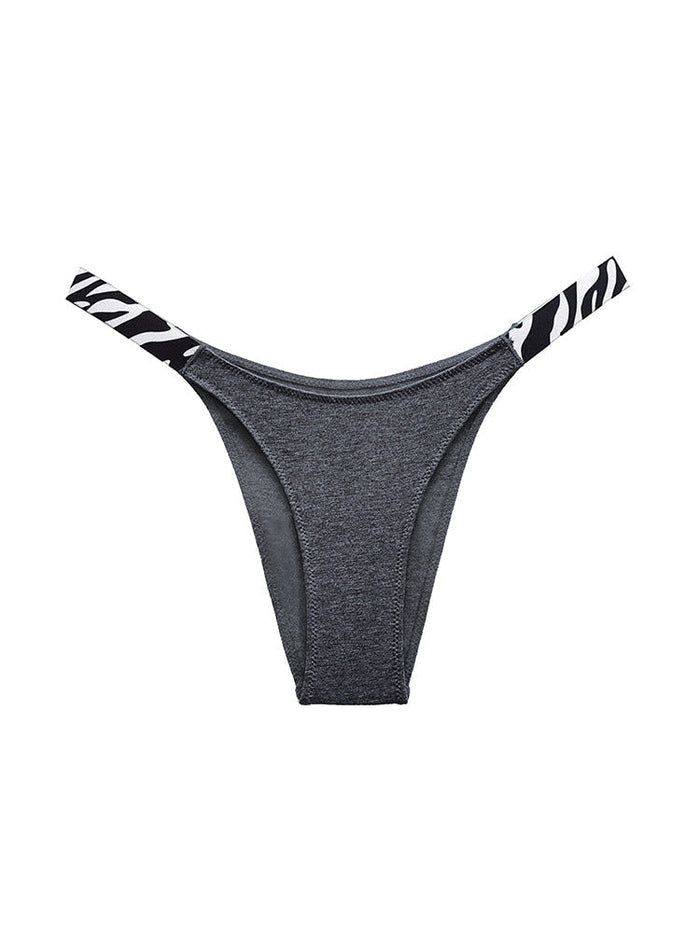 Animal Print T-back Underwear