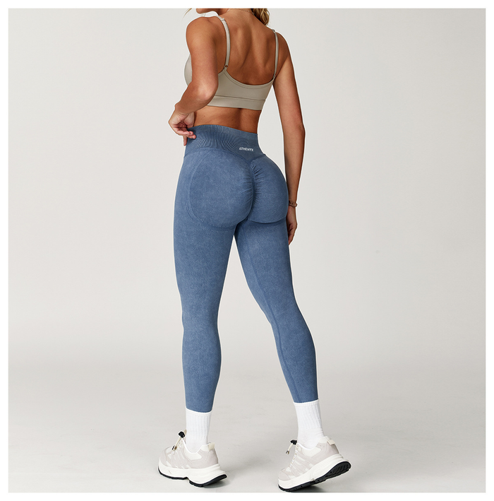 ATHENA Scrunch Bum Leggings - Blue