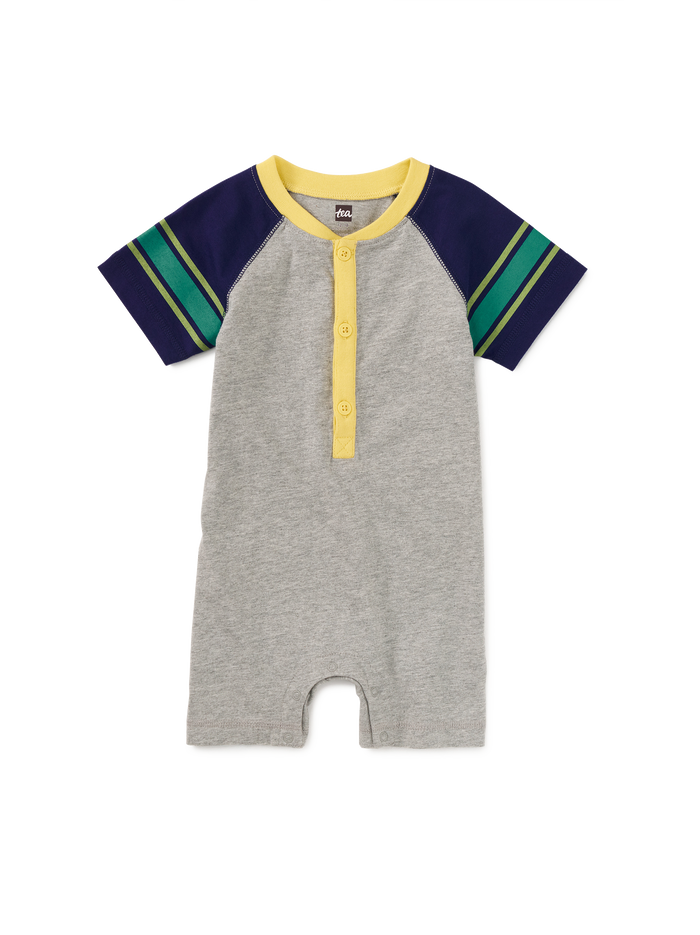 Athletic Henley Baby Romper